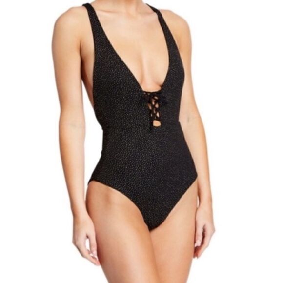 Onia Reversible One Piece Galaxy Dot Swimsuit - Picture 12 of 13